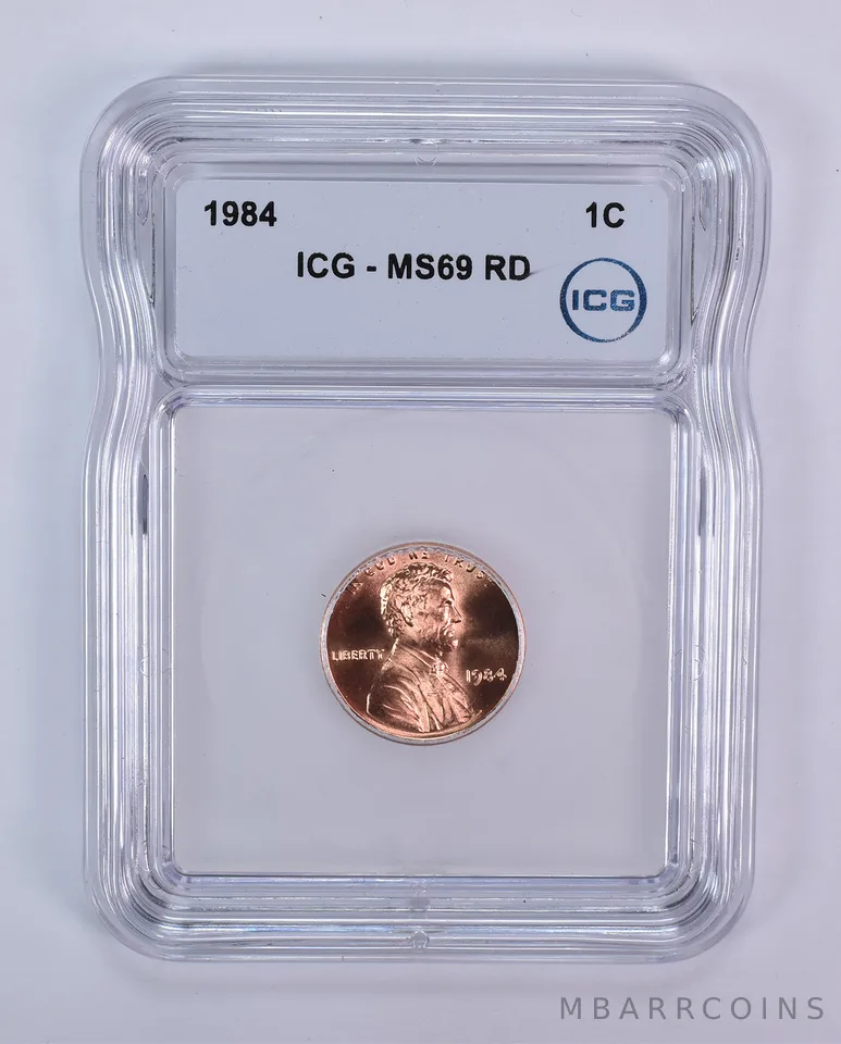 1984 Lincoln Memorial Cent MS69 RD ICG