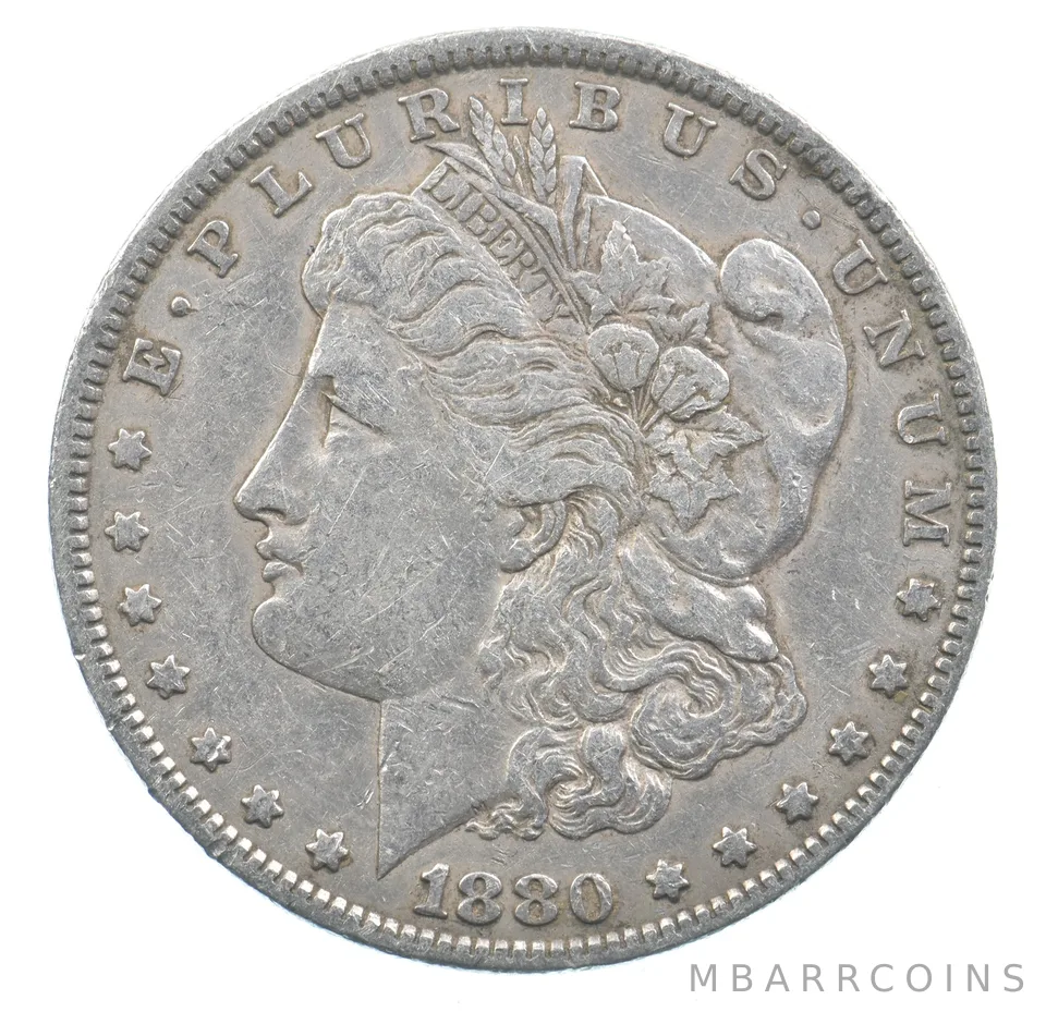 Early - 1880 Morgan Silver Dollar - 90% US Coin *979