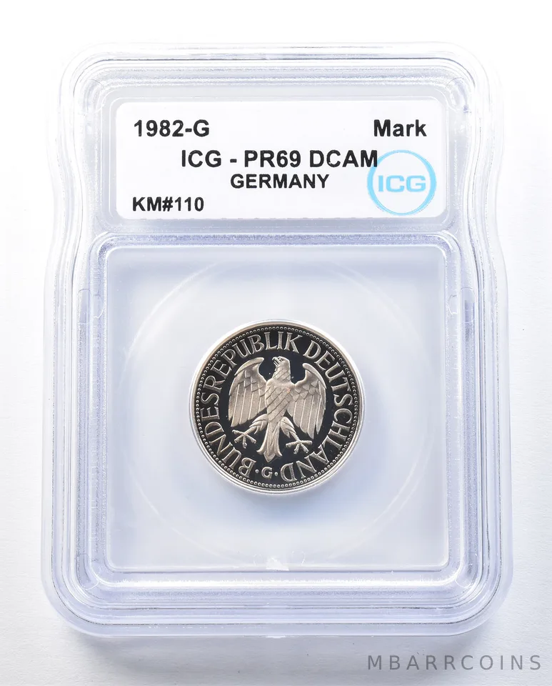 1982 G Germany Mark KM#110 PR69 DCAM ICG *8997