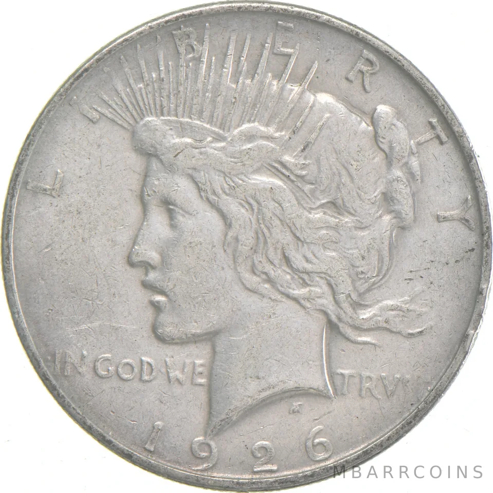 1926-D Peace US Silver Dollar - 90% Denver Minted