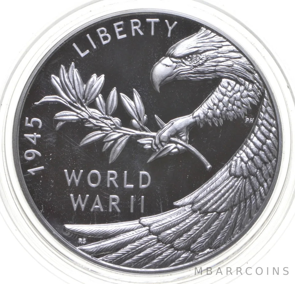 2020 End Of World War II 75th Anniversary - .999 Fine Silver Medal *4589