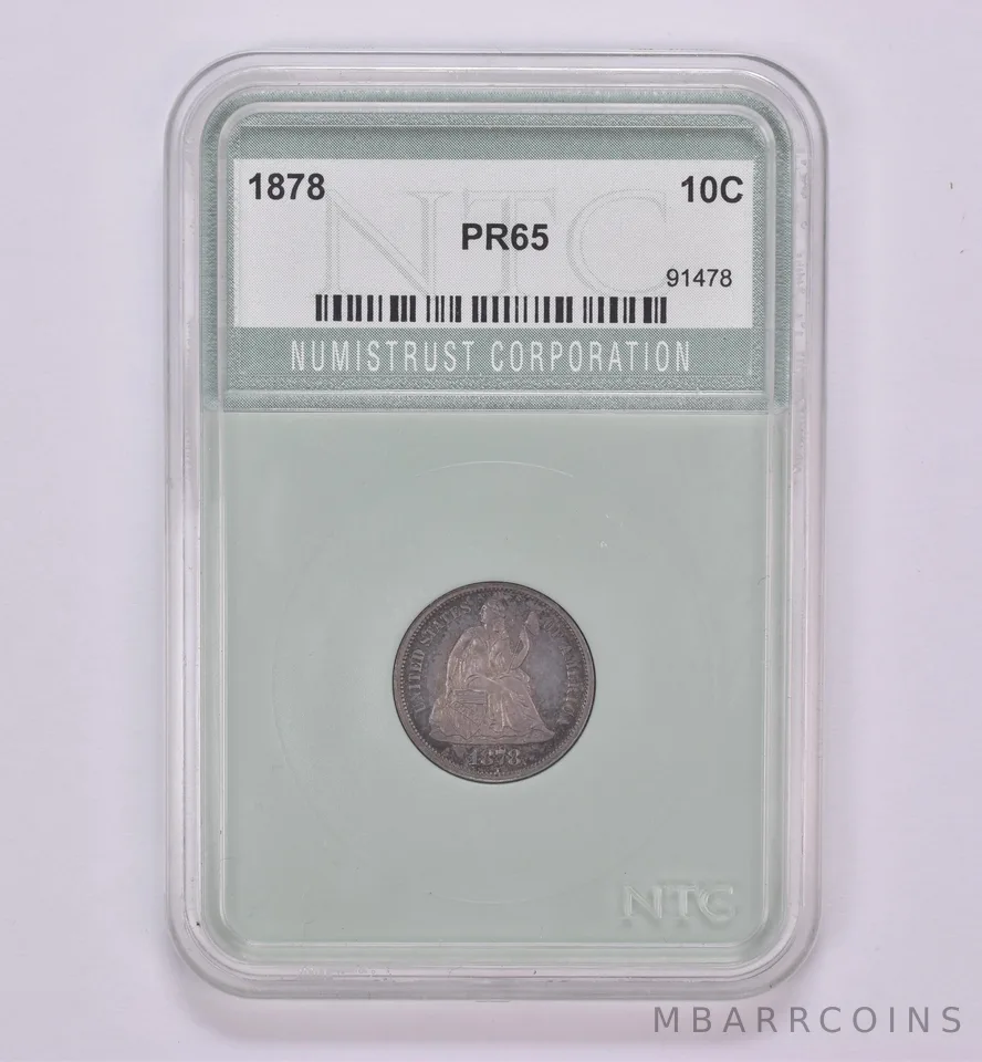 1878 Seated Liberty Dime Beautiful Tone *0463