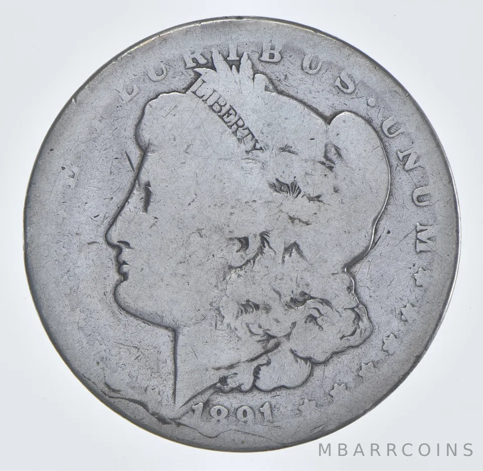 1891-CC Morgan Silver Dollar *1052