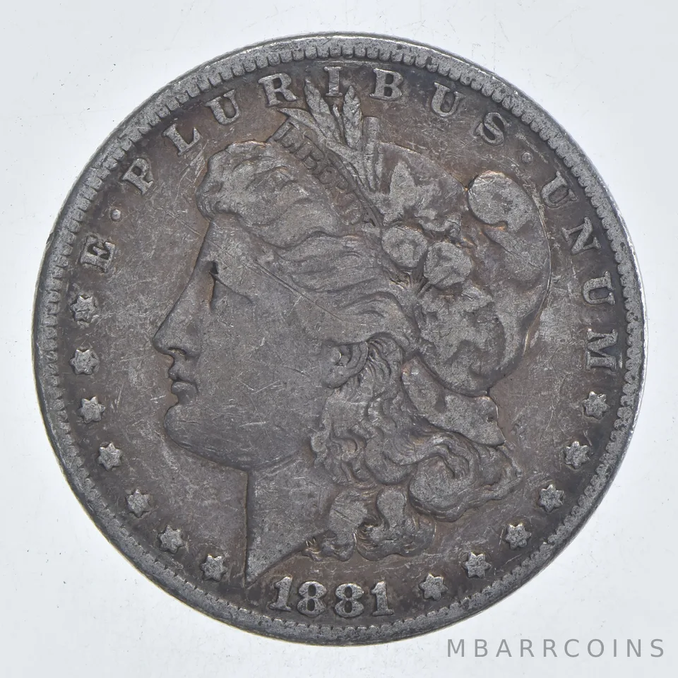 Early - 1881 Morgan Silver Dollar - 90% US Coin *106
