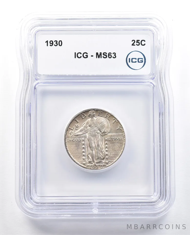 1930 Standing Liberty Quarter MS63 ICG *5025
