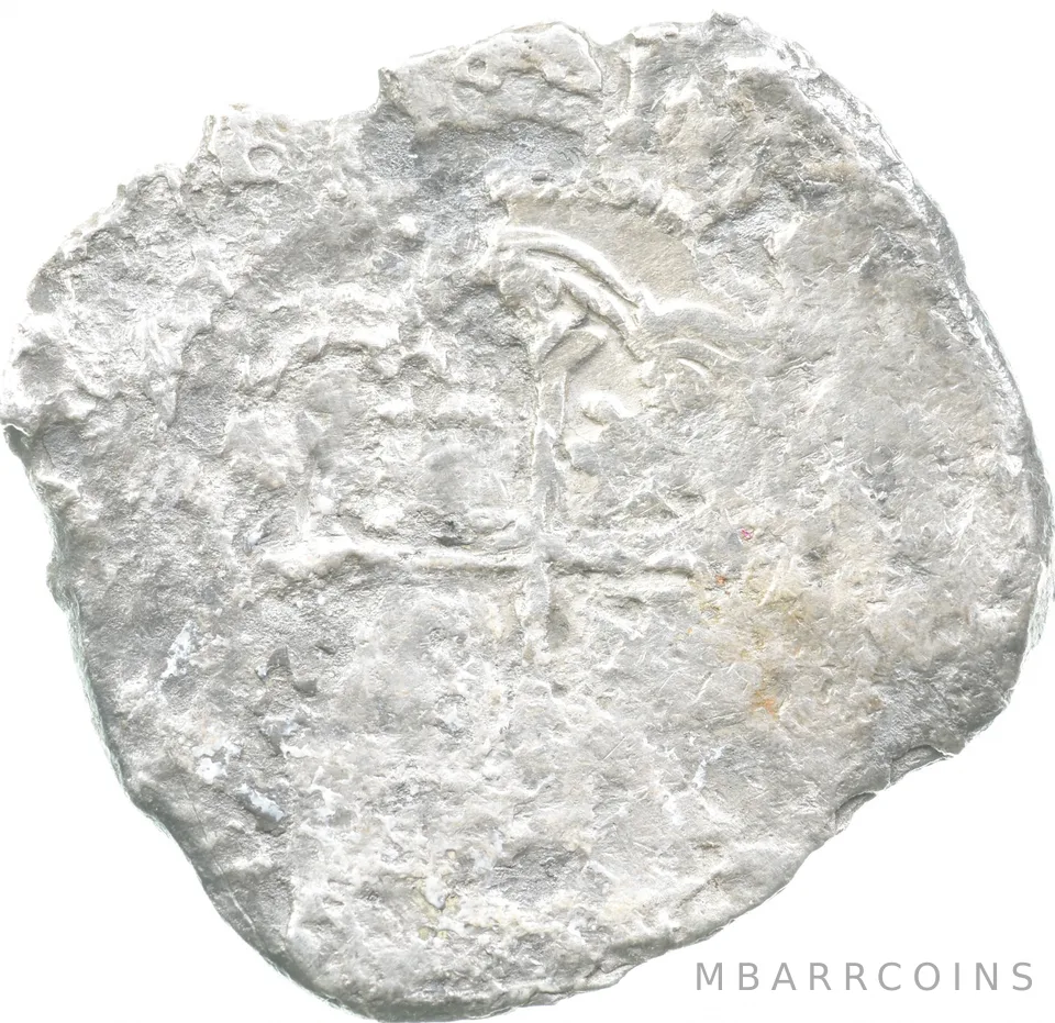(1614-1620) Mexico 8 Reales Shipwreck Salvage W/ CoA a9074