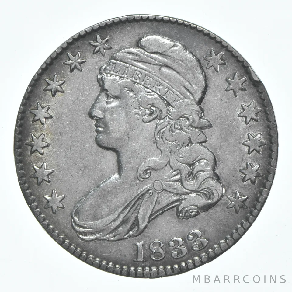 1833 Capped Bust Half Dollar a6091
