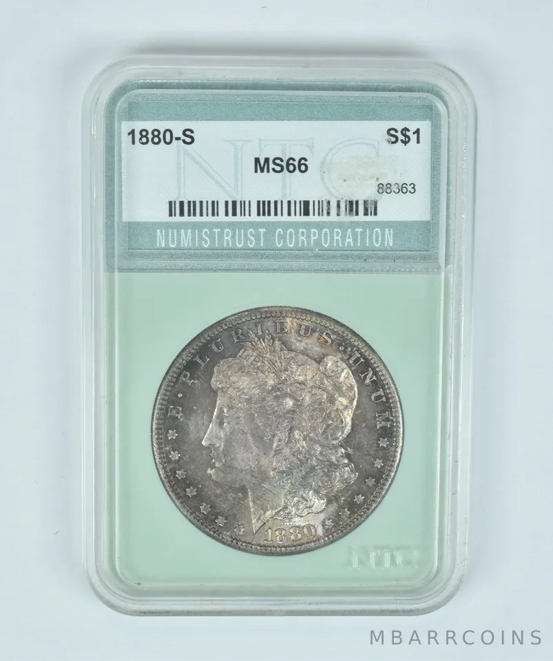 1880-S Morgan Silver Dollar Beautifully Toned *1984