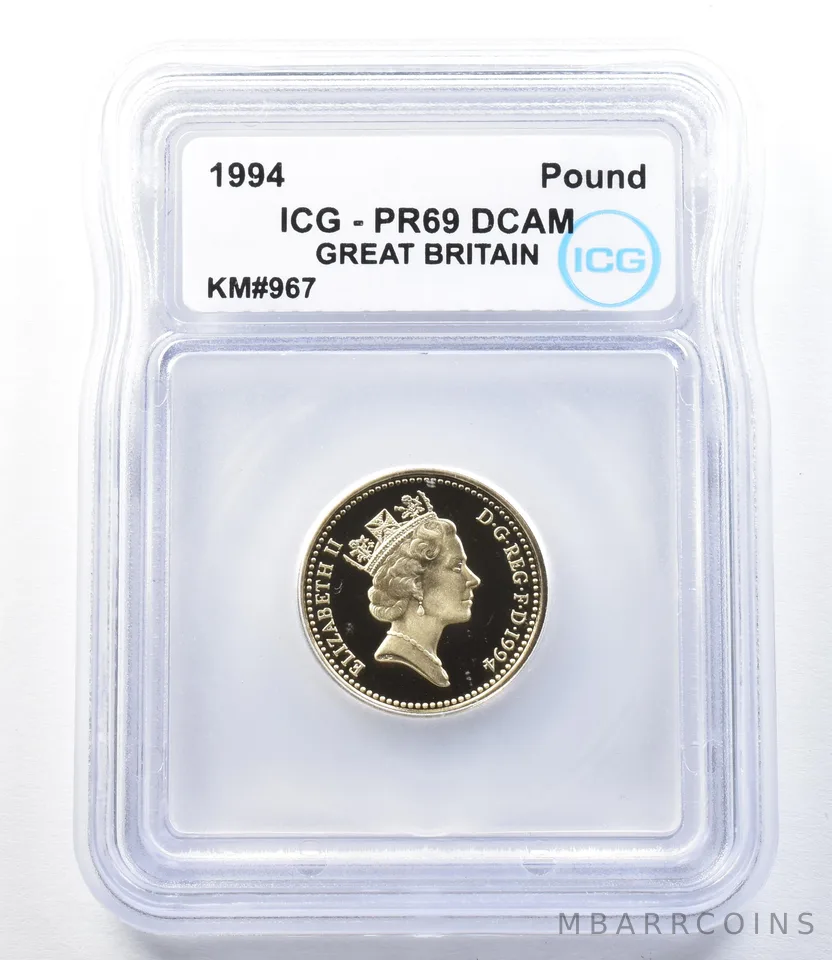 1994 Great Britain Pound KM#967 PR69 DCAM ICG *8891