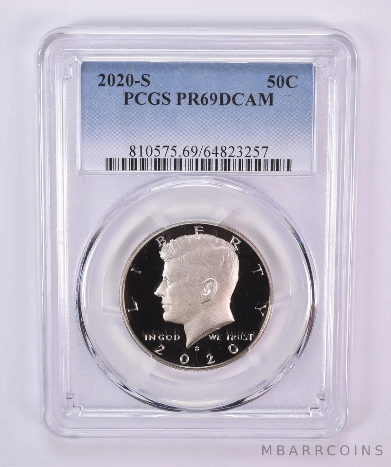 2020-S Kennedy Half Dollar PR69 DCAM PCGS Blue Label