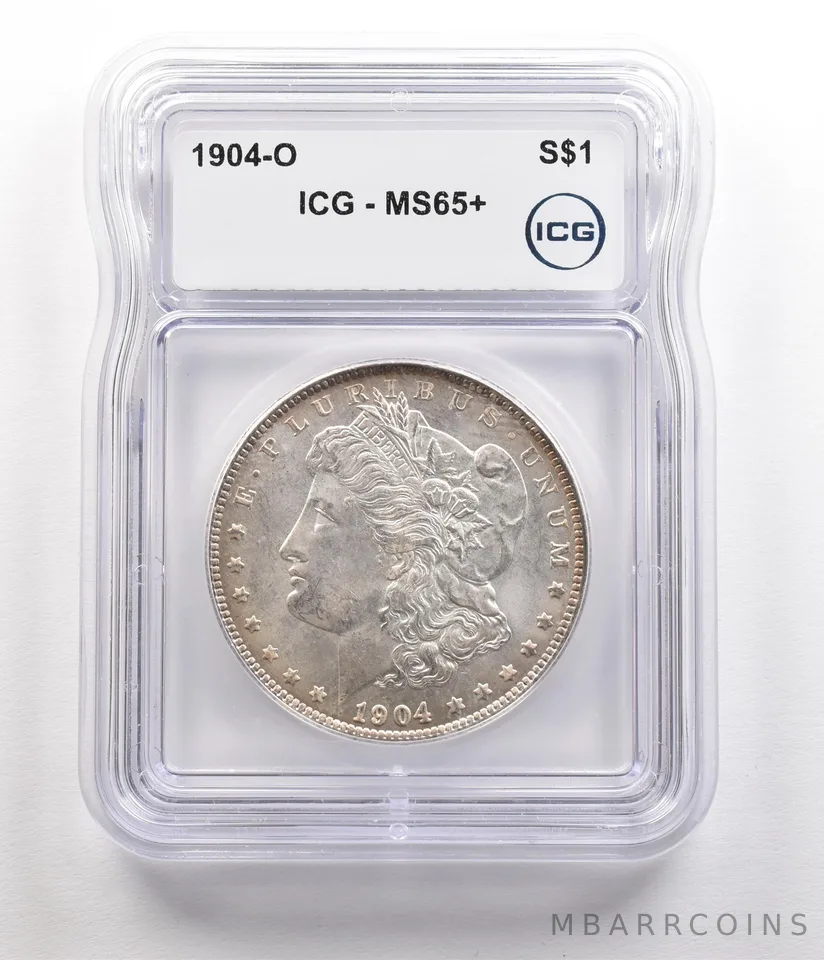 1904-O Morgan Silver Dollar MS65+ ICG a5512