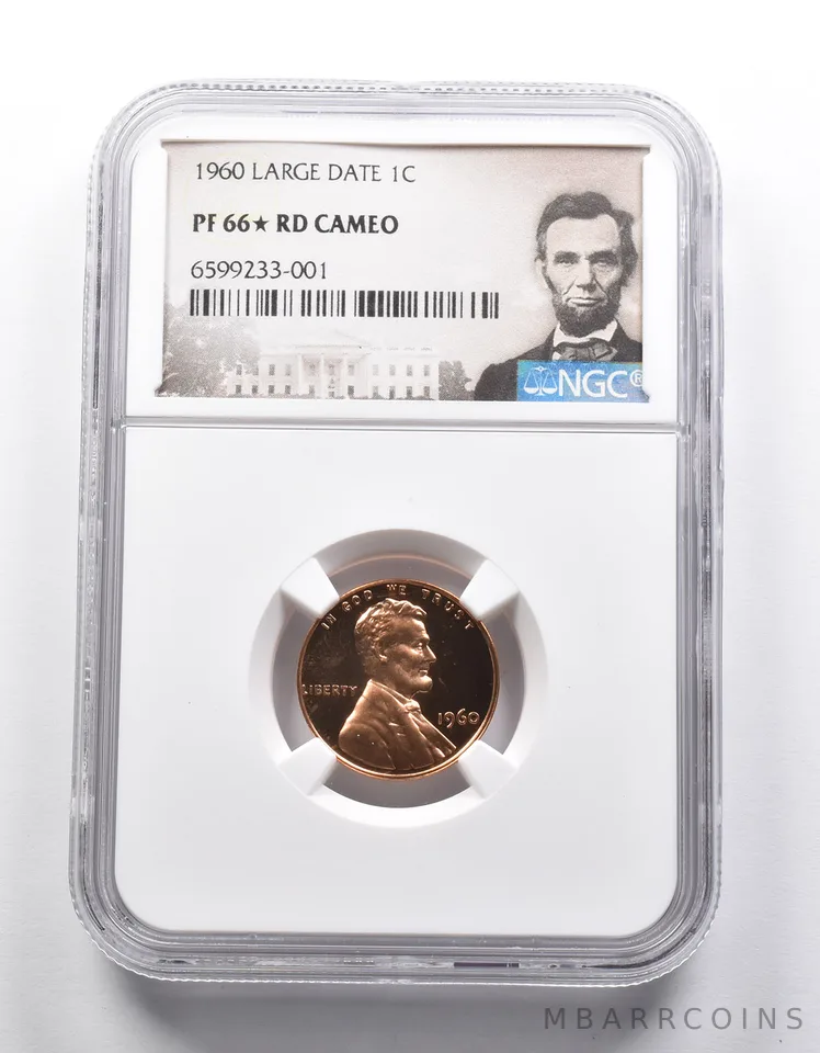 PF66* STAR RD CAM 1960 SD Lincoln Memorial Cent NGC *2604