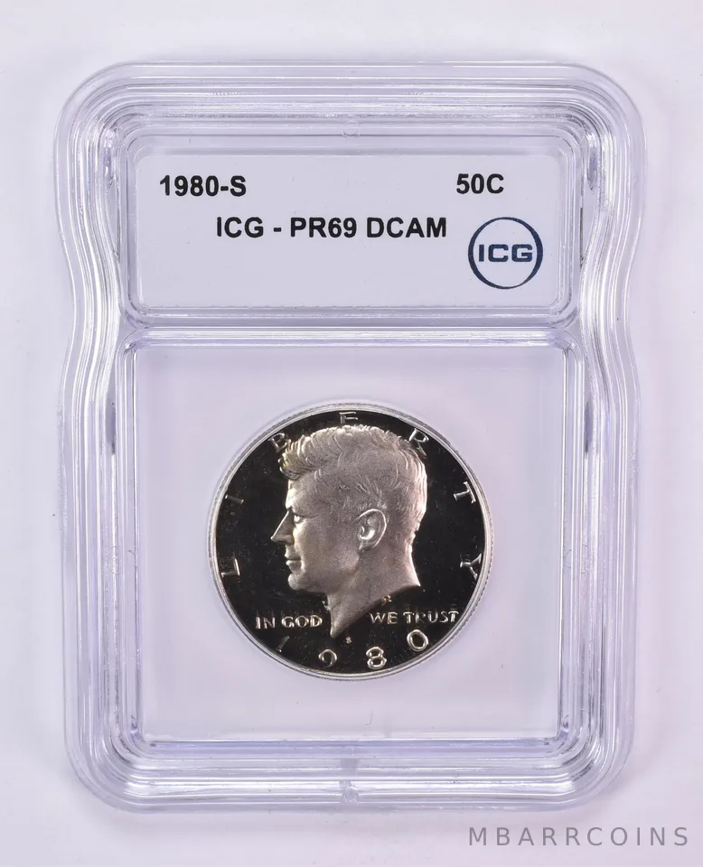 1980-S Kennedy Half Dollar PR69 DCAM ICG