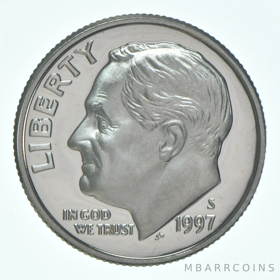 1997-S Roosevelt Dime CLAD Proof