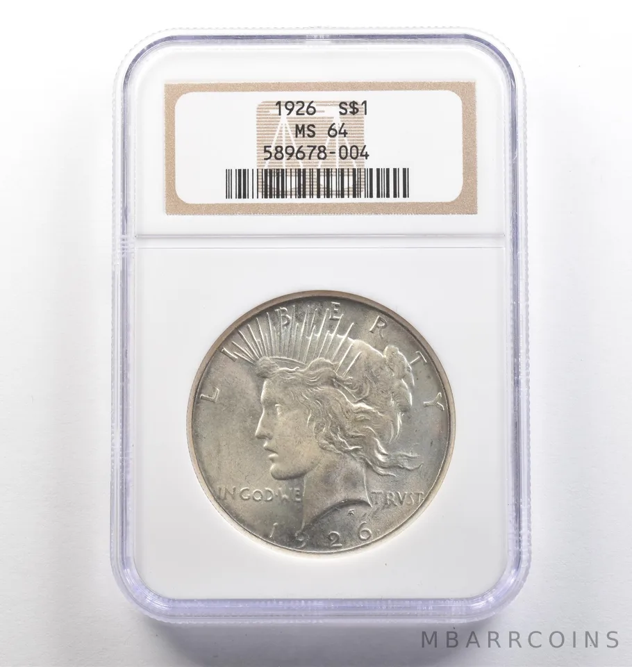1926 Peace Silver Dollar MS64 NGC a4010