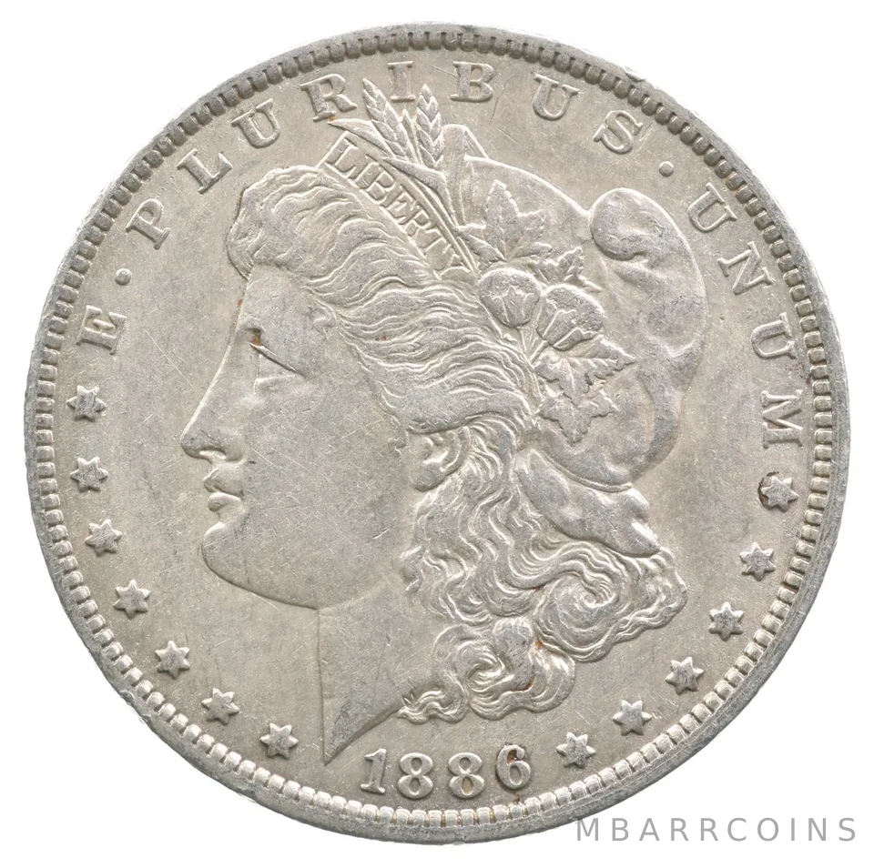 1886-O Morgan Silver Dollar a4884