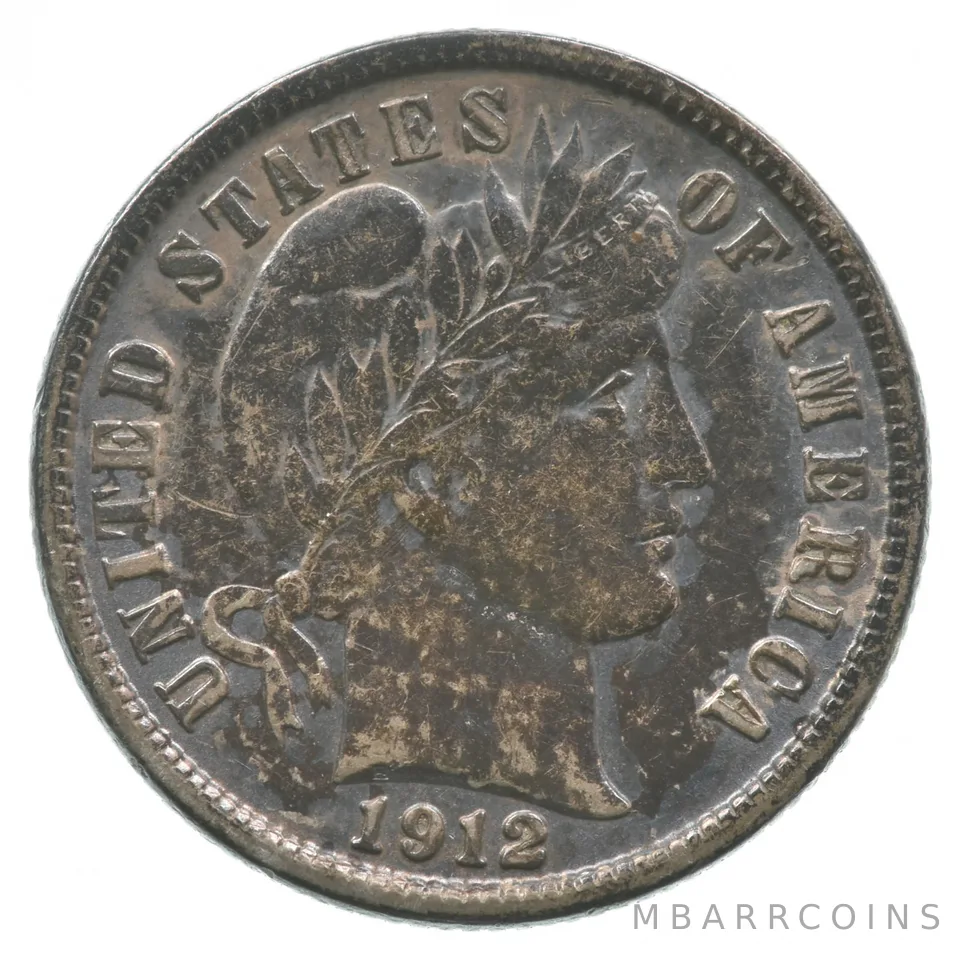 1912-D Barber Dime a8231