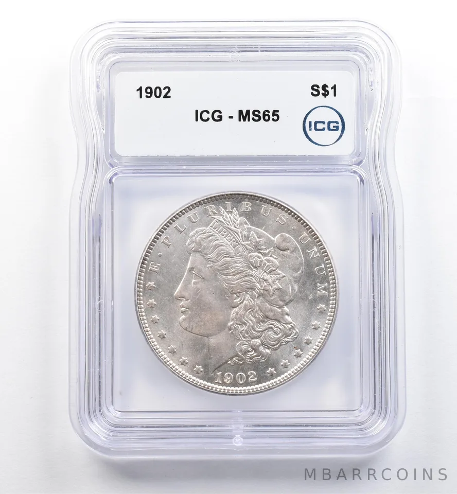 1902 Morgan Silver Dollar MS65 ICG *0119