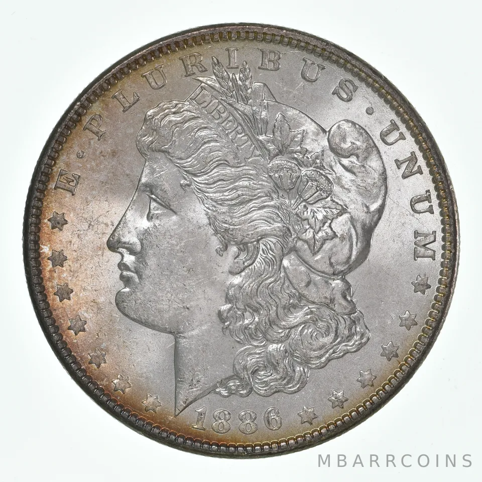 1886 Morgan Silver Dollar - Great Tone a2531