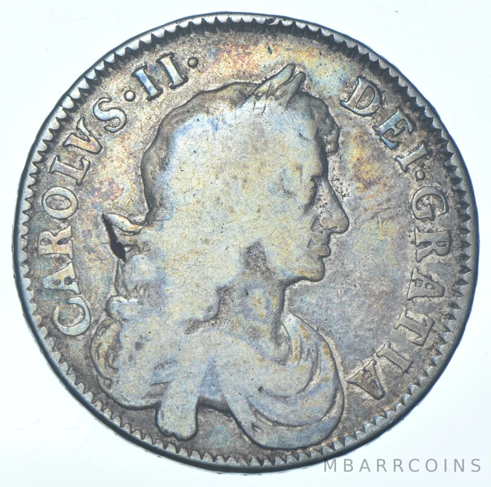1671 United Kingdom Half Crown *0367
