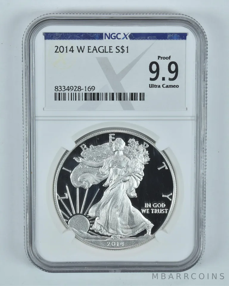 2014-W American Silver Eagle Proof 9.9 NGC X NGCX