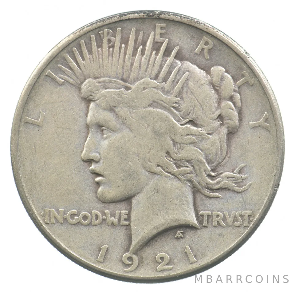 1921 Peace Silver Dollar High Relief *4841