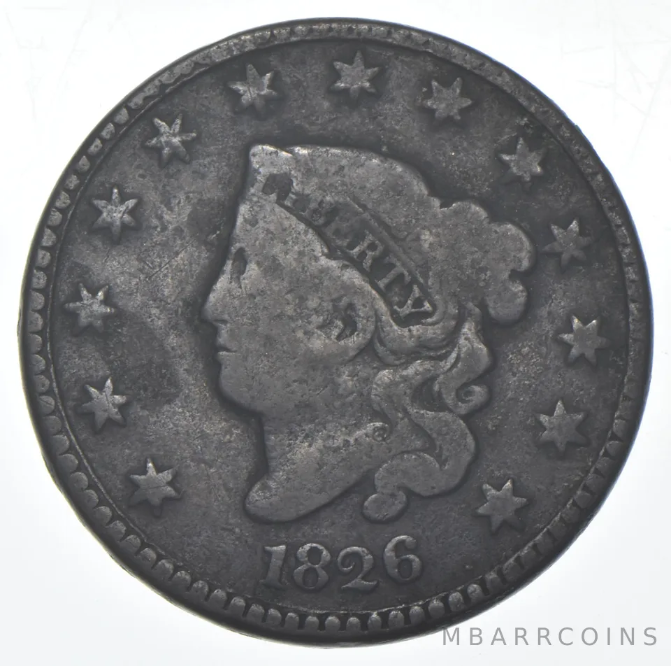 1826 Matron Head Large Cent *8422