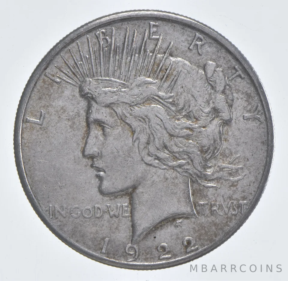 Better - 1922-S Peace Silver Dollar - 90% US Coin *686