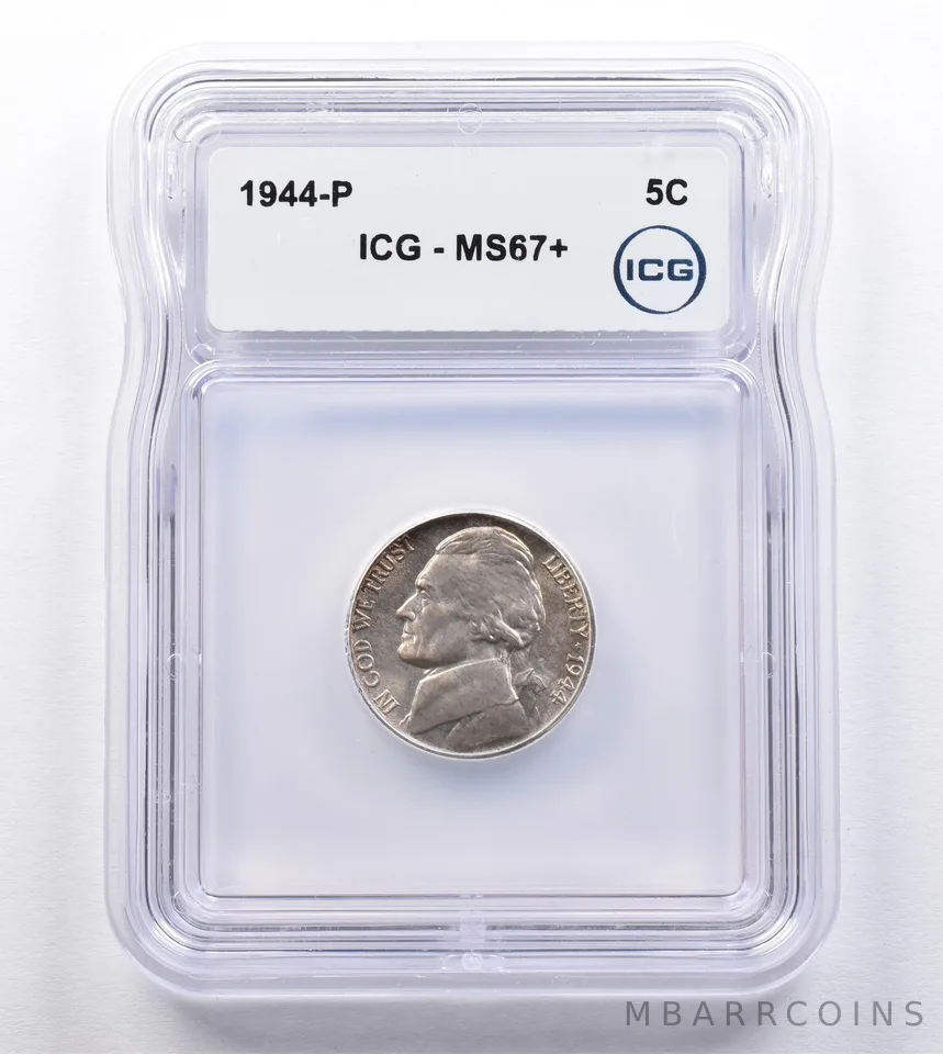 1944-P Jefferson Nickel MS67+ ICG *2043