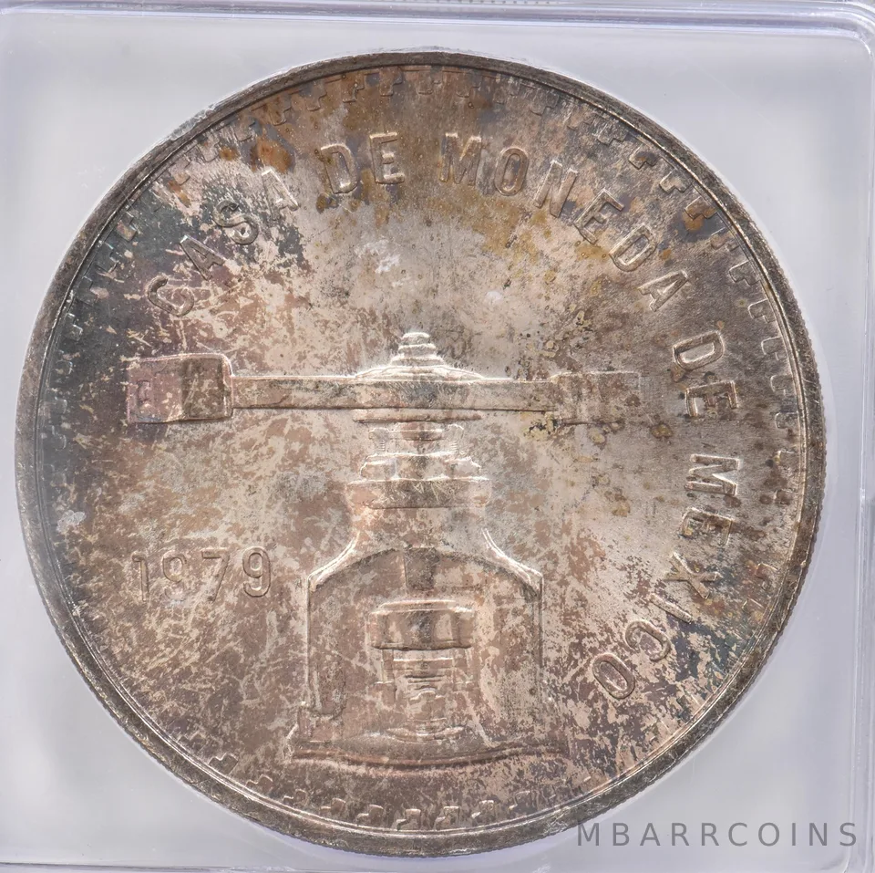 1979 Mo Mexico 1 Onza MS65 ICG Beautiful Tone *0842