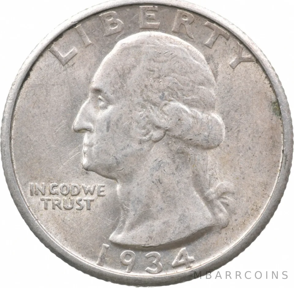 1934-D Washington Quarter *0359