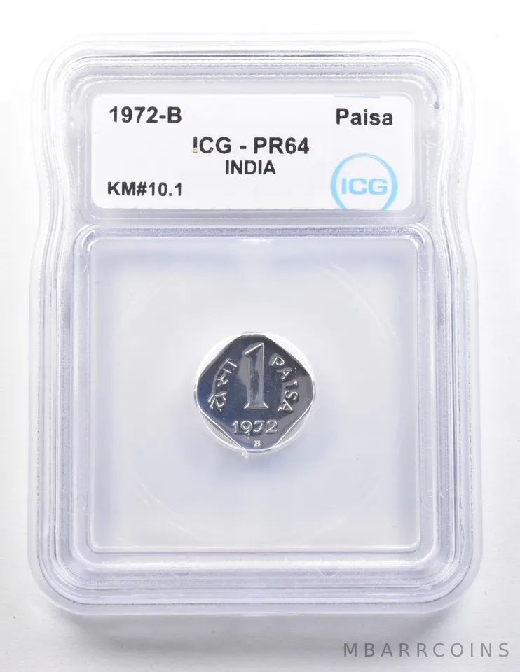 1972 B India Paisa KM#10.1 PR64 ICG *3685