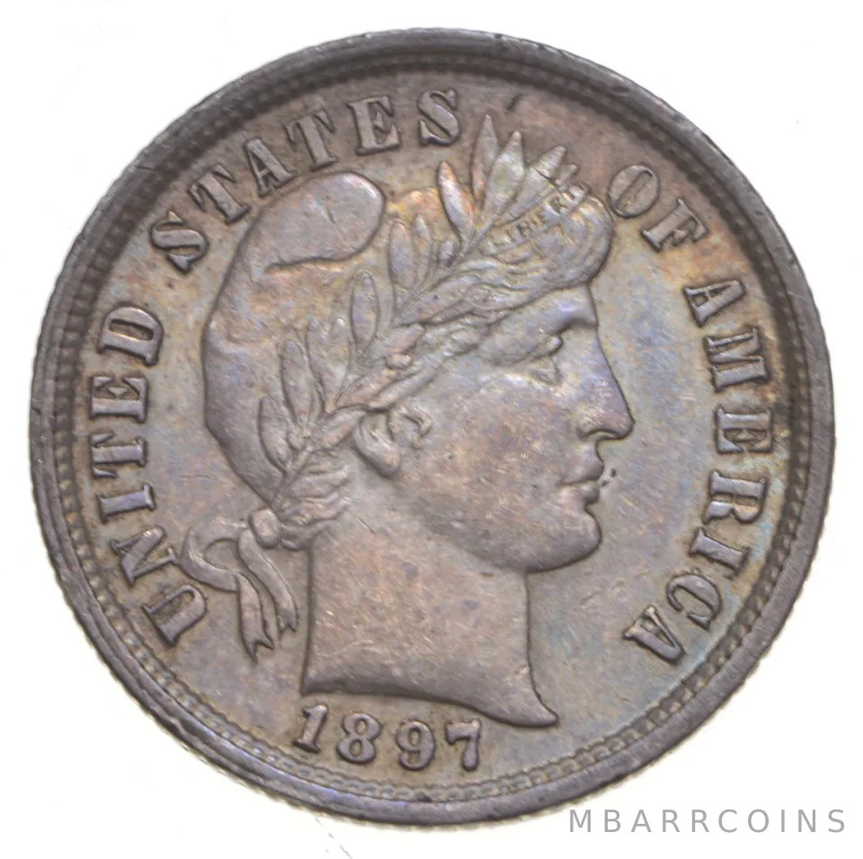 1897 Barber Dime *3866