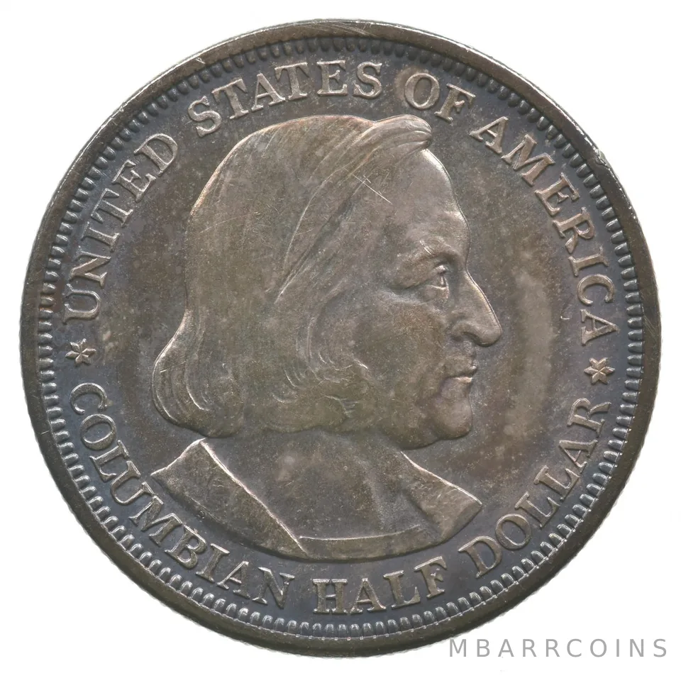 1892 Columbian Exposition Commemorative Half Dollar a2511