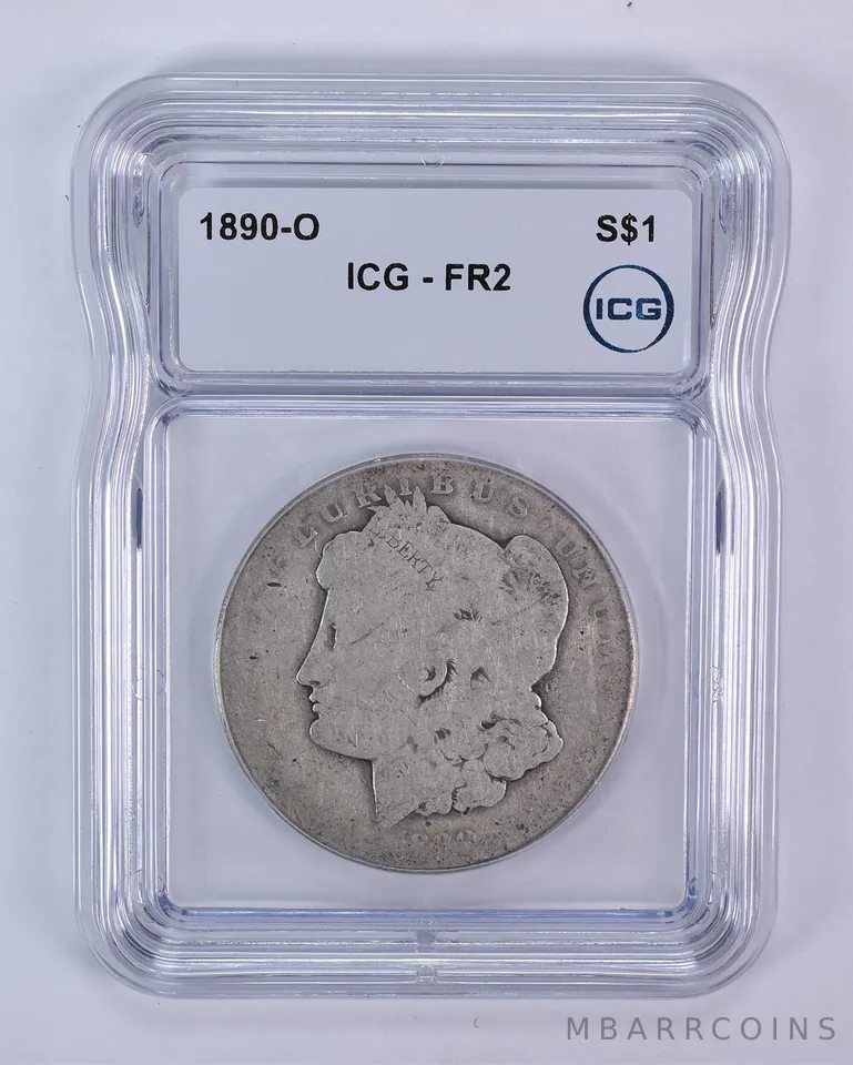 1890-O Morgan Silver Dollar FR2 ICG Lowball