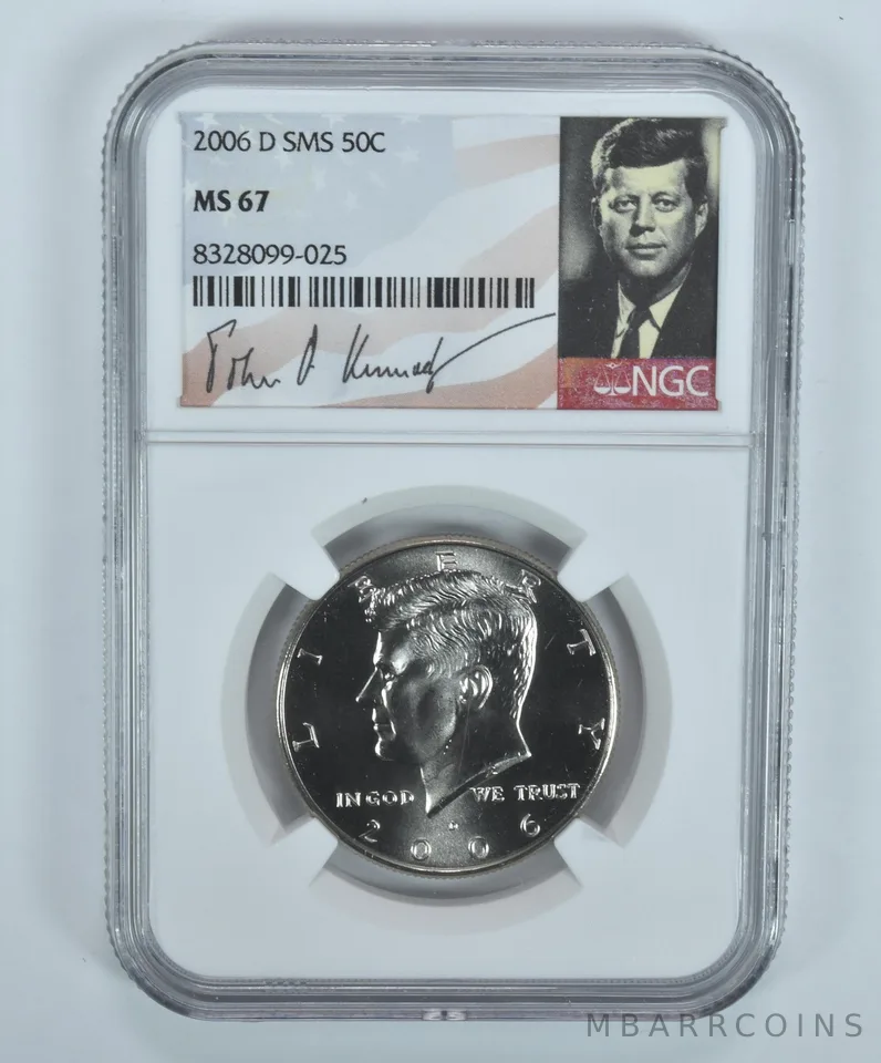 2006-D Kennedy Half Dollar SMS MS67 NGC Special Label