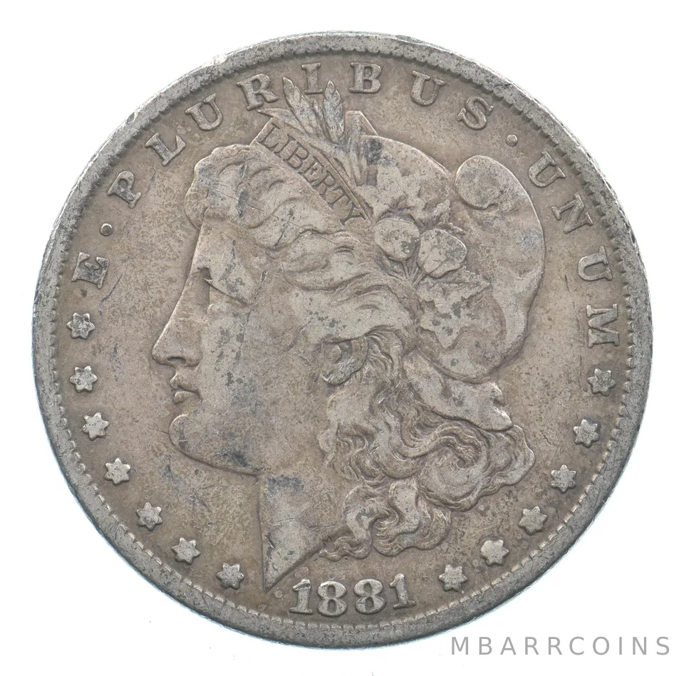 Early - 1881 Morgan Silver Dollar - 90% US Coin *892