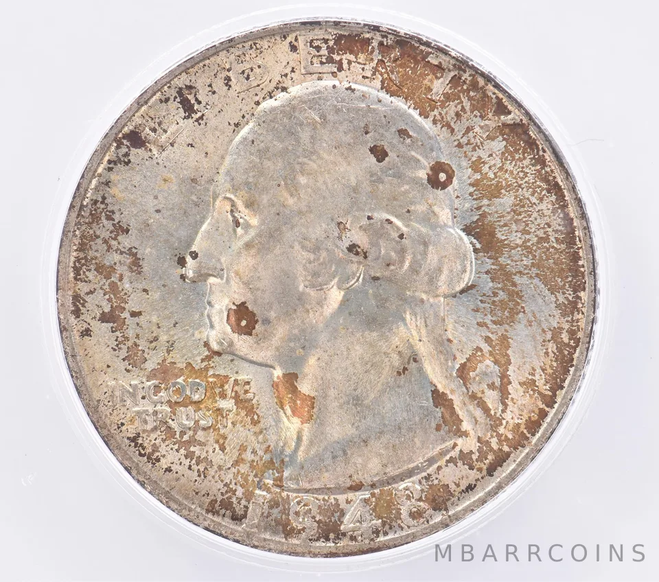1948 Washington Quarter MS67 ICG Beautiful Tone *2523