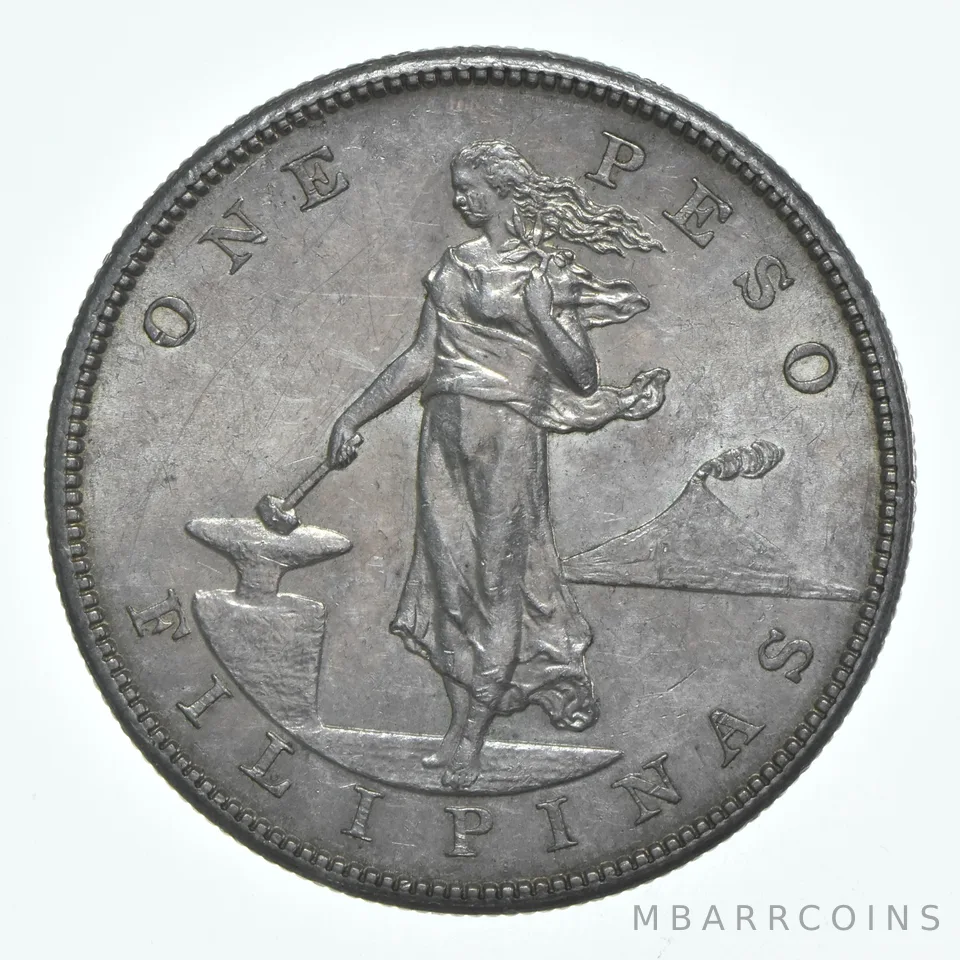 1904 S Philippines 1 Peso a5802
