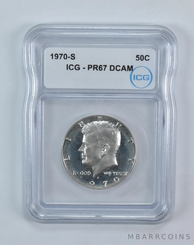 1970-S Kennedy Half Dollar PR67 DCAM ICG