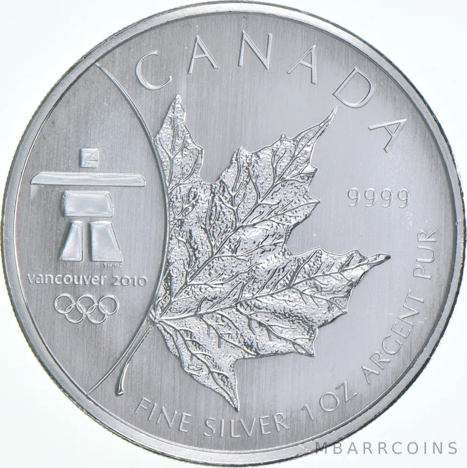 2008 Canada 5 Dollars Silver Olympic Privy 1 Oz Silver
