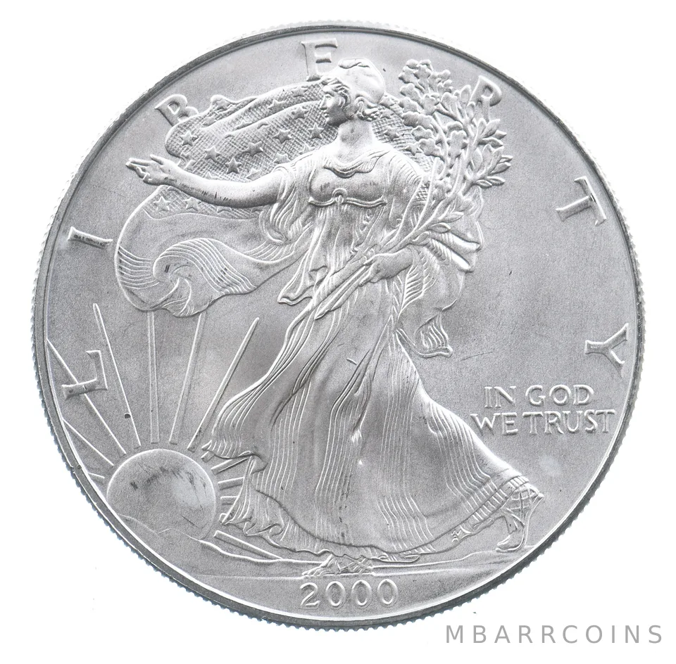 Better Date 2000 American Silver Eagle 1 Troy Oz .999 Fine Silver *704