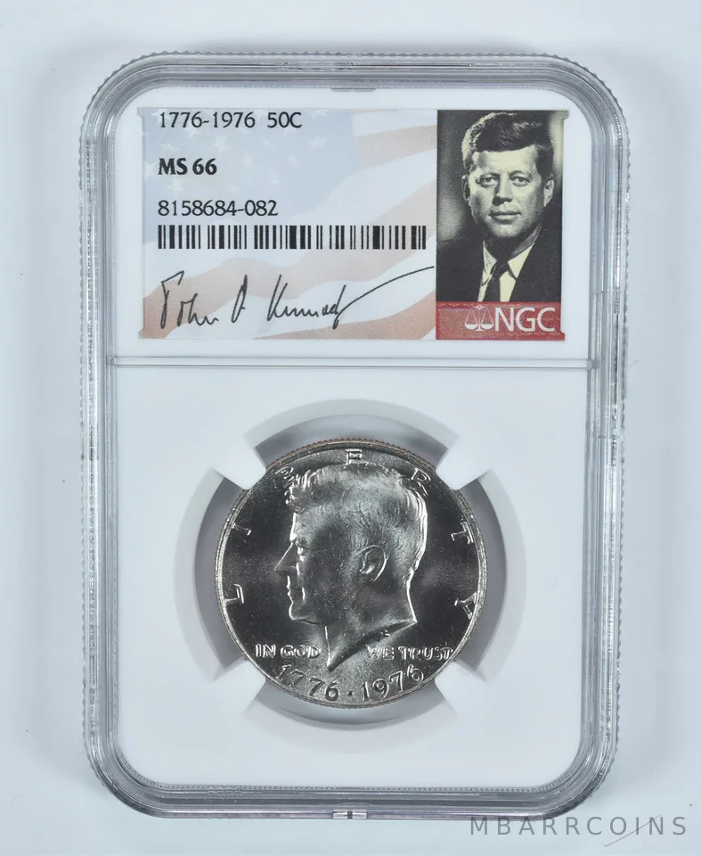 1976 Kennedy Half Dollar MS66 NGC Special Label