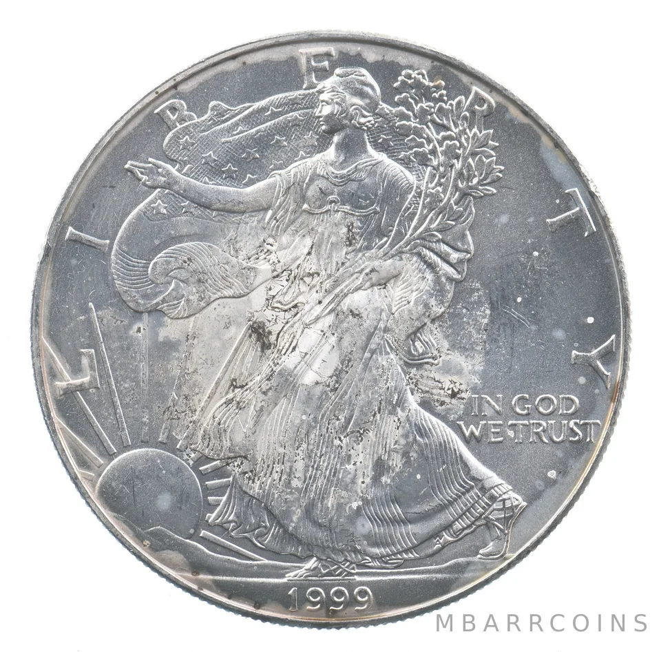 Better Date 1999 American Silver Eagle 1 Troy Oz .999 Fine Silver *758