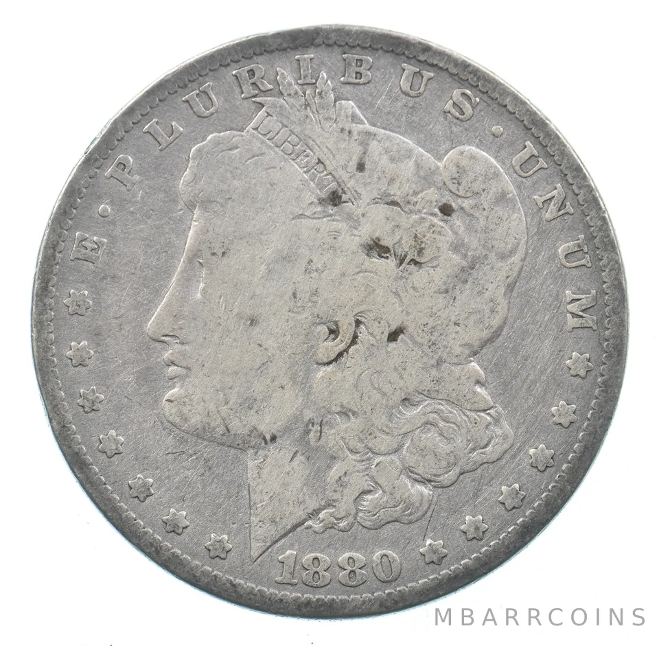 Early - 1880-O Morgan Silver Dollar - 90% US Coin *669