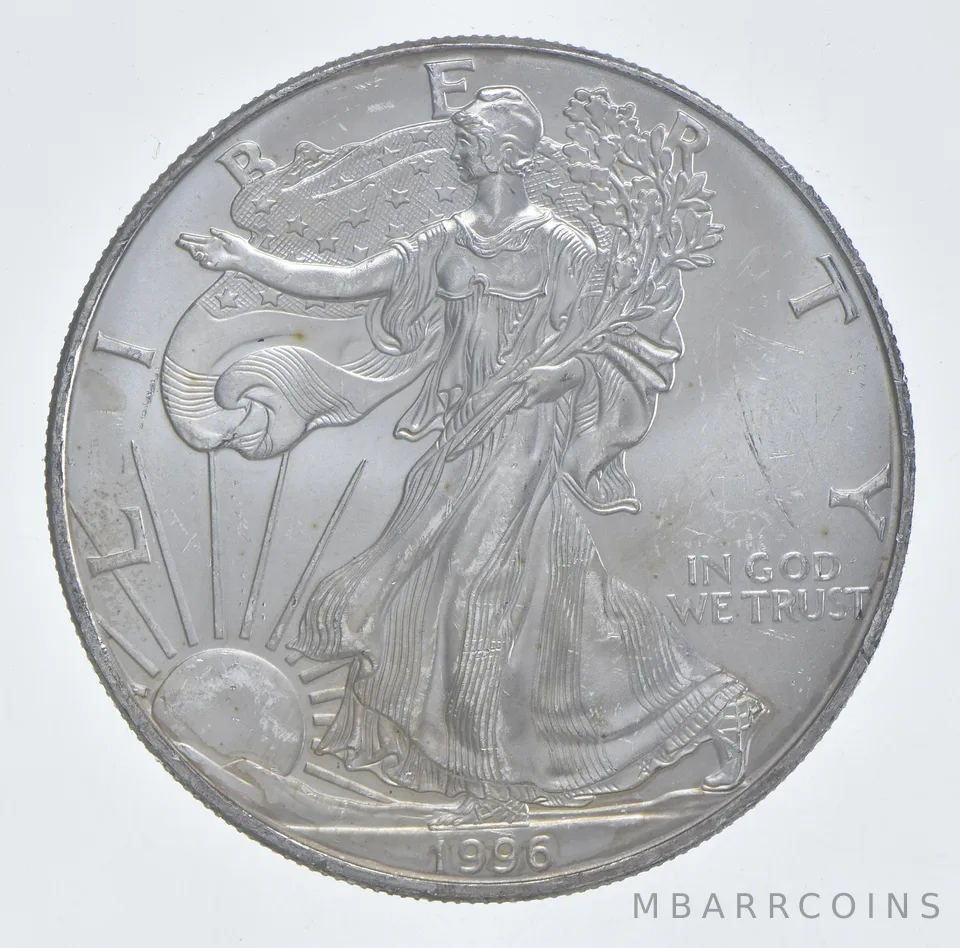 Better Date 1996 American Silver Eagle 1 Troy Oz .999 Fine Silver *164