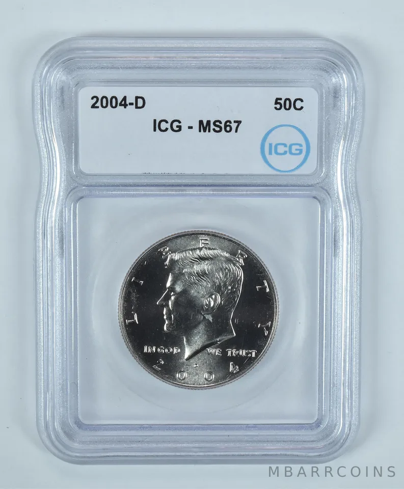 2004-D Kennedy Half Dollar MS67 ICG