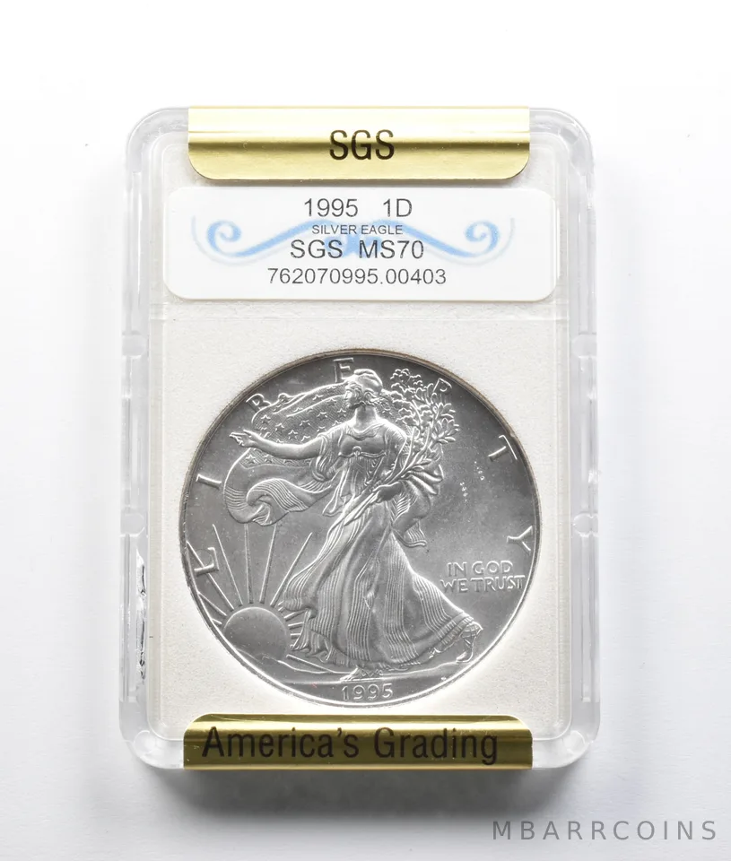 1995 American Silver Eagle *8045