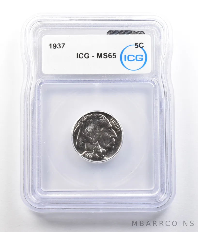 1937 Indian Head Buffalo MS65 ICG *0764