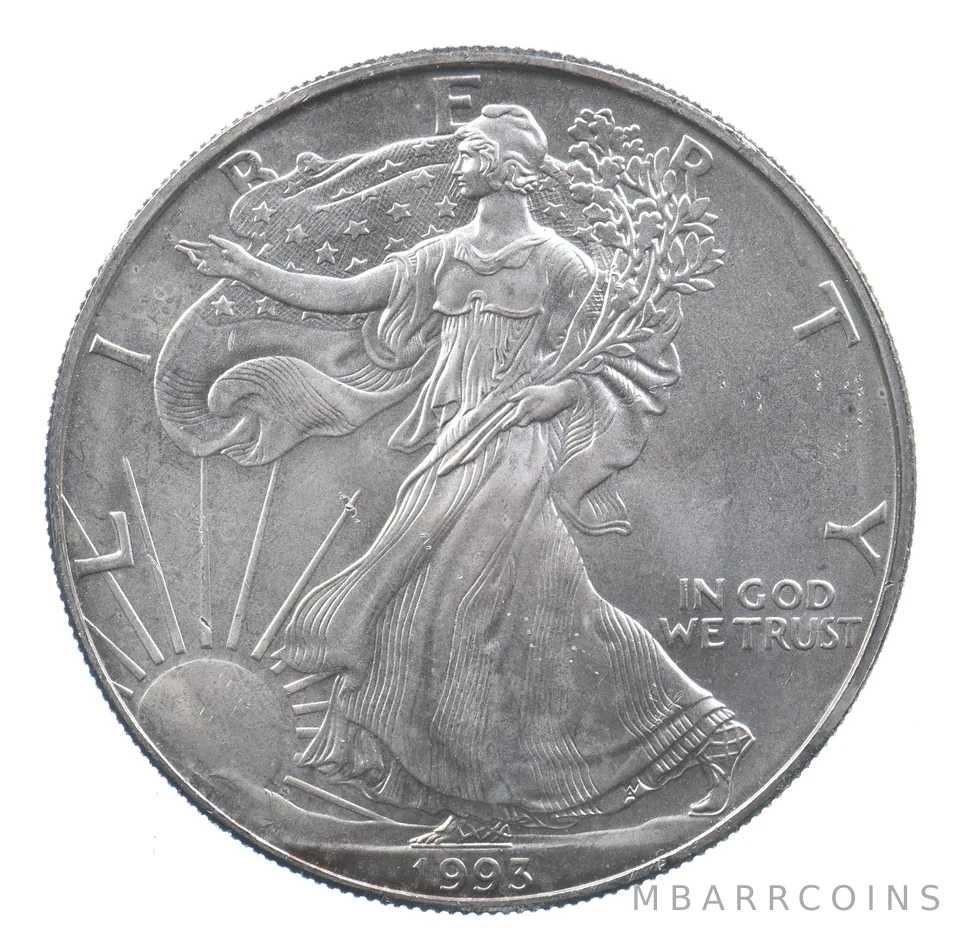 Better Date 1993 American Silver Eagle 1 Troy Oz .999 Fine Silver *769